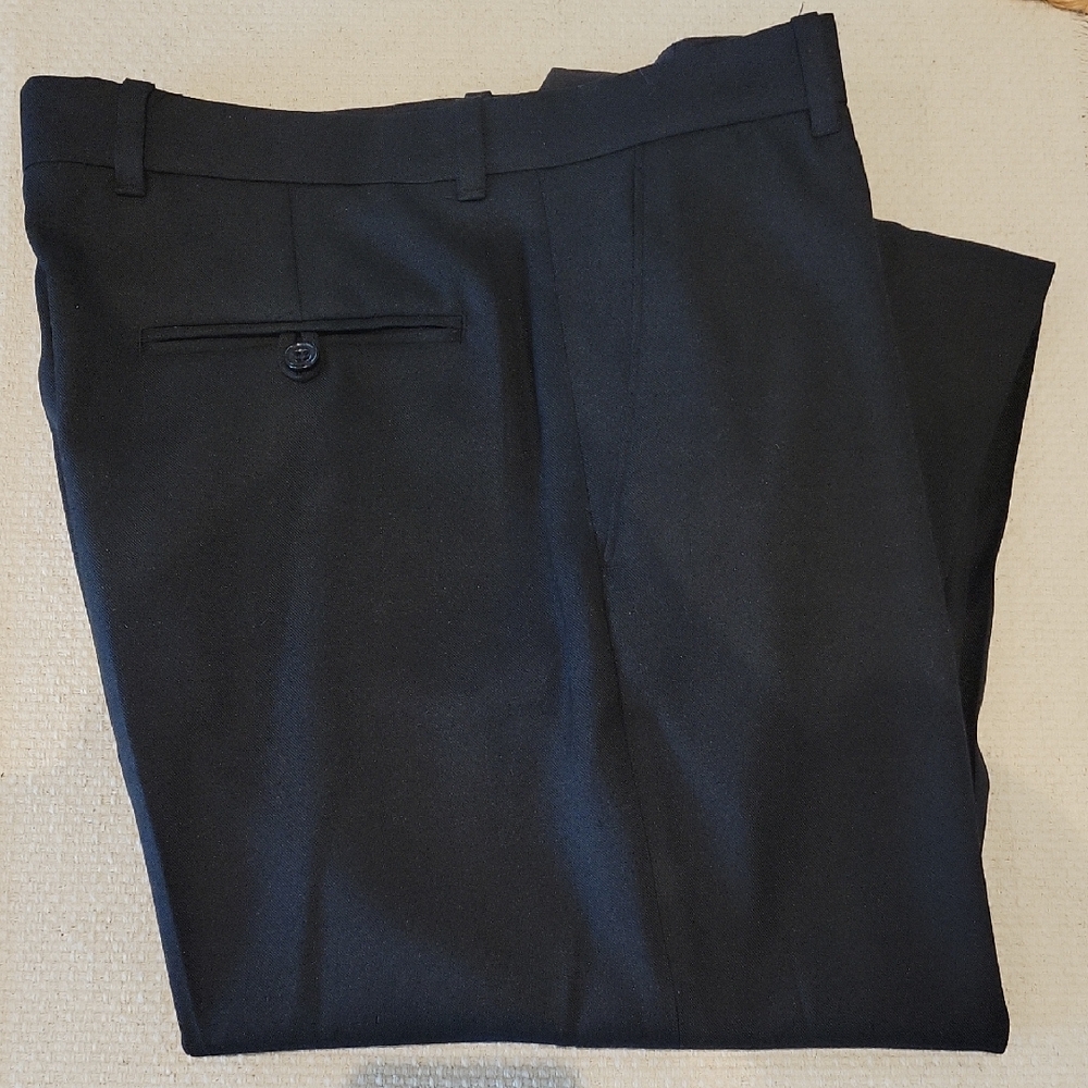 Perry Ellis Portfolio Folio-Flex Classic Fit Men's Dress Pants - Black
